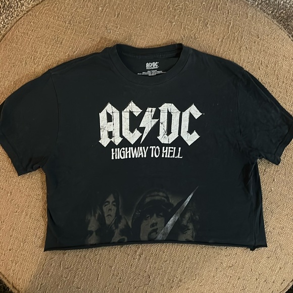 AC/DC Crop Top - Picture 1 of 2